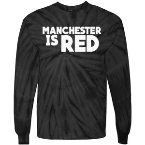 Manchester Is Red United Supporter Essentials Tie-Dye Long Sleeve Shirt