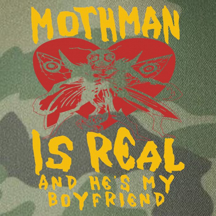 Mothman Is Real And He’s My Boyfriend Ironic Art Legacy Tie Dye Trucker Hat