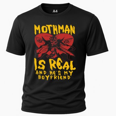 Mothman Is Real And He’s My Boyfriend Ironic Art Performance Shirt