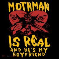 Mothman Is Real And He’s My Boyfriend Ironic Art Bucket Hat