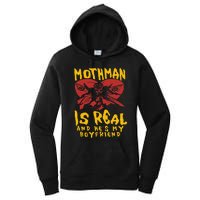 Mothman Is Real And He’s My Boyfriend Ironic Art Women's Pullover Hoodie