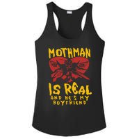 Mothman Is Real And He’s My Boyfriend Ironic Art Ladies PosiCharge Competitor Racerback Tank