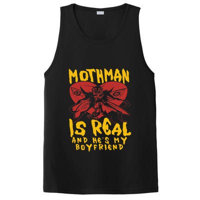Mothman Is Real And He’s My Boyfriend Ironic Art PosiCharge Competitor Tank