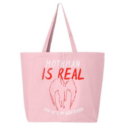 Mothman Is Real And He's My Boyfriend Funny Mothman Meme  25L Jumbo Tote