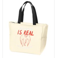 Mothman Is Real And He's My Boyfriend Funny Mothman Meme  Zip Tote Bag