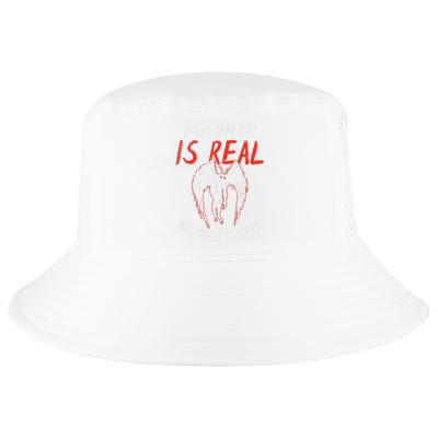 Mothman Is Real And He's My Boyfriend Funny Mothman Meme  Cool Comfort Performance Bucket Hat