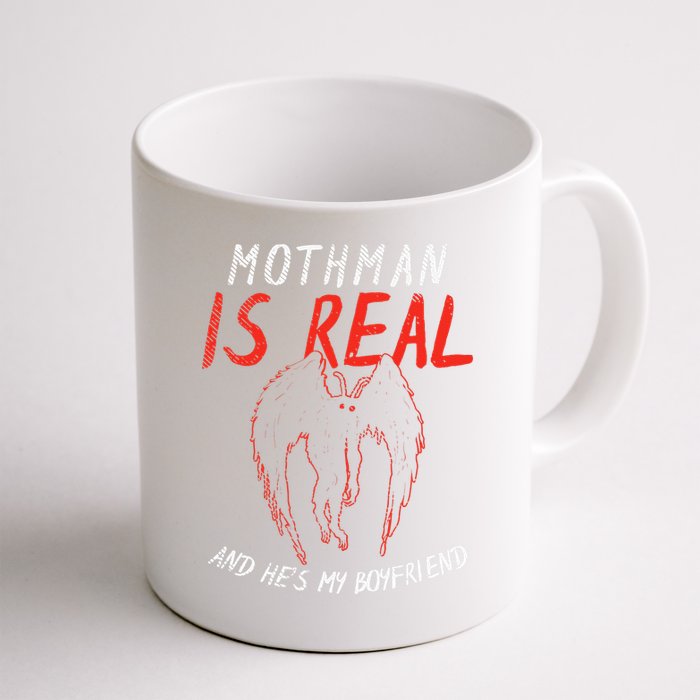 Mothman Is Real And He's My Boyfriend Funny Mothman Meme  Mug
