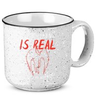 Mothman Is Real And He's My Boyfriend Funny Mothman Meme  15oz Campfire Ceramic Mug