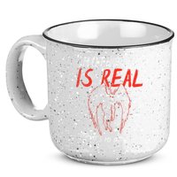 Mothman Is Real And He's My Boyfriend Funny Mothman Meme  15oz Campfire Ceramic Mug
