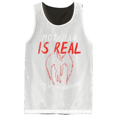 Mothman Is Real And He's My Boyfriend Funny Mothman Meme  Mesh Reversible Basketball Jersey Tank