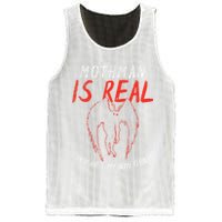 Mothman Is Real And He's My Boyfriend Funny Mothman Meme  Mesh Reversible Basketball Jersey Tank