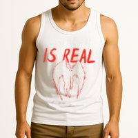 Mothman Is Real And He's My Boyfriend Funny Mothman Meme  Tank Top