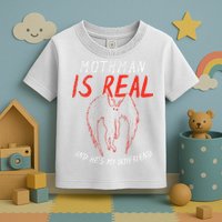 Mothman Is Real And He's My Boyfriend Funny Mothman Meme  Toddler T-Shirt