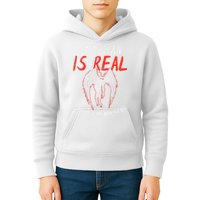 Mothman Is Real And He's My Boyfriend Funny Mothman Meme  Kids Hoodie