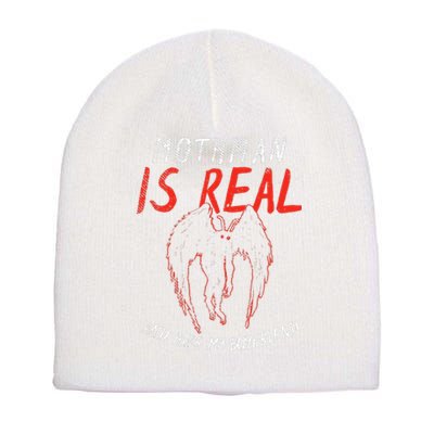 Mothman Is Real And He's My Boyfriend Funny Mothman Meme  Short Acrylic Beanie