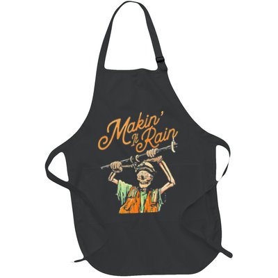 Makin It Rain Skeleton Funny Sarcastic Apron