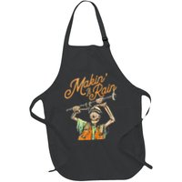 Makin It Rain Skeleton Funny Sarcastic Apron