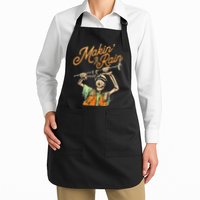 Makin It Rain Skeleton Funny Sarcastic Apron