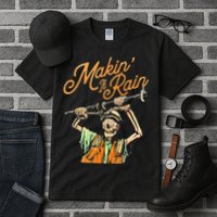 Makin It Rain Skeleton Funny Sarcastic Tall T-Shirt
