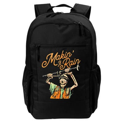Makin It Rain Skeleton Funny Sarcastic Backpack