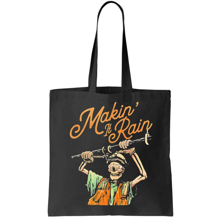 Makin It Rain Skeleton Funny Sarcastic Bag