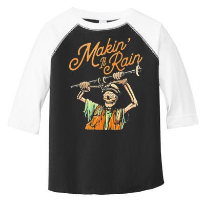 Makin It Rain Skeleton Funny Sarcastic Toddler Fine Jersey T-Shirt