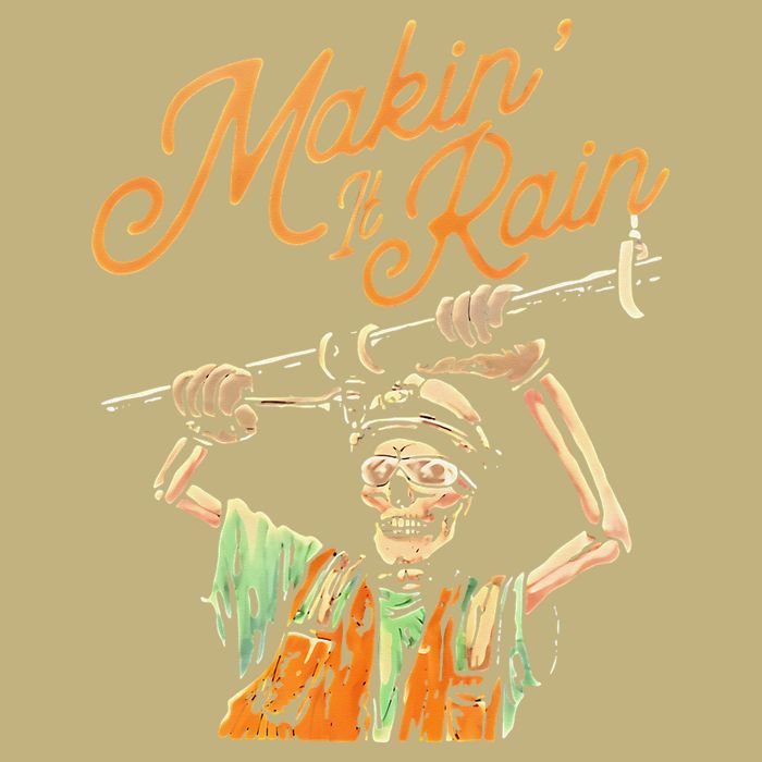 Makin It Rain Skeleton Funny Sarcastic T-Shirt