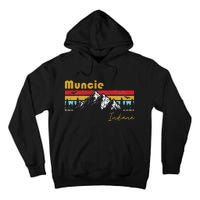 Muncie Indiana Roots Hometown Vintage Home State Pride Tall Hoodie