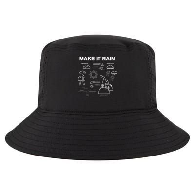 Make It Rain Cycle Process Sketch Cool Comfort Performance Bucket Hat