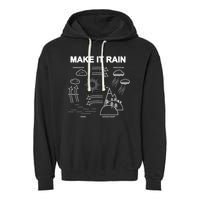 Make It Rain Cycle Process Sketch Garment-Dyed Fleece Hoodie