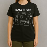 Make It Rain Cycle Process Sketch T-Shirt