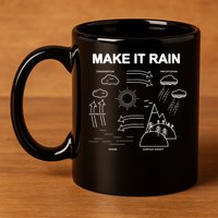 Make It Rain Cycle Process Sketch 11oz C Handle Ceramic Mug
