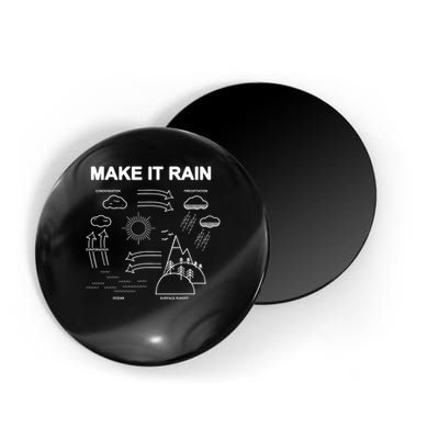 Make It Rain Cycle Process Sketch Magnet