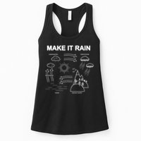 Make It Rain Cycle Process Sketch Womens Tank Top