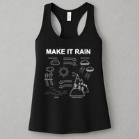 Make It Rain Cycle Process Sketch Womens Tank Top