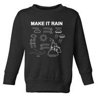 Make It Rain Cycle Process Sketch Toddler Sweatshirt