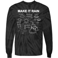 Make It Rain Cycle Process Sketch Tie-Dye Long Sleeve Shirt