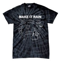 Make It Rain Cycle Process Sketch Tie-Dye T-Shirt