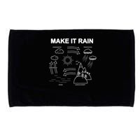 Make It Rain Cycle Process Sketch Microfiber Hand Towel