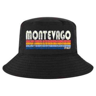 Montevago Italy Retro 70s 80s Style Cool Comfort Performance Bucket Hat