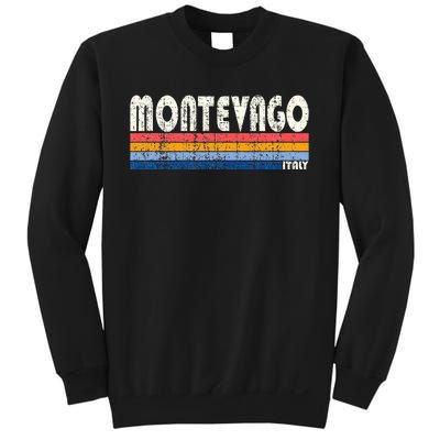 Montevago Italy Retro 70s 80s Style Sweatshirt