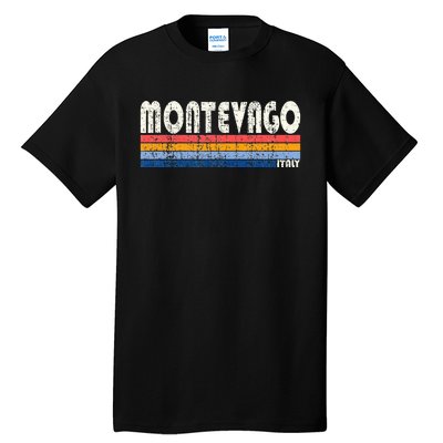 Montevago Italy Retro 70s 80s Style Tall T-Shirt