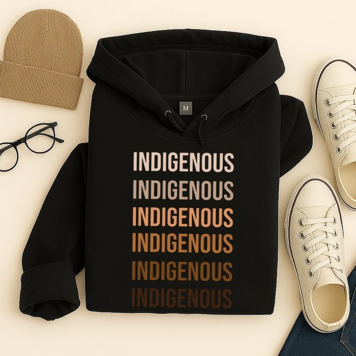 Matisyahu Indigenous Repeated Word Hoodie