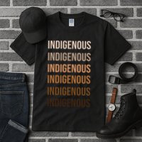 Matisyahu Indigenous Repeated Word Tall T-Shirt