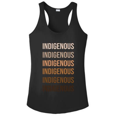Matisyahu Indigenous Repeated Word Ladies PosiCharge Competitor Racerback Tank
