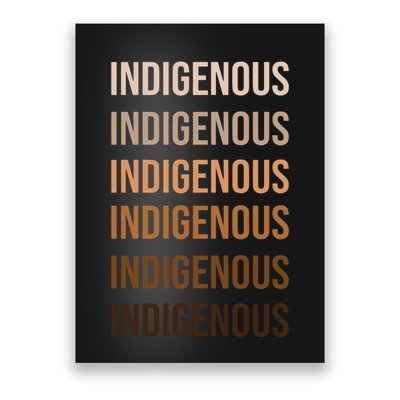 Matisyahu Indigenous Repeated Word Poster