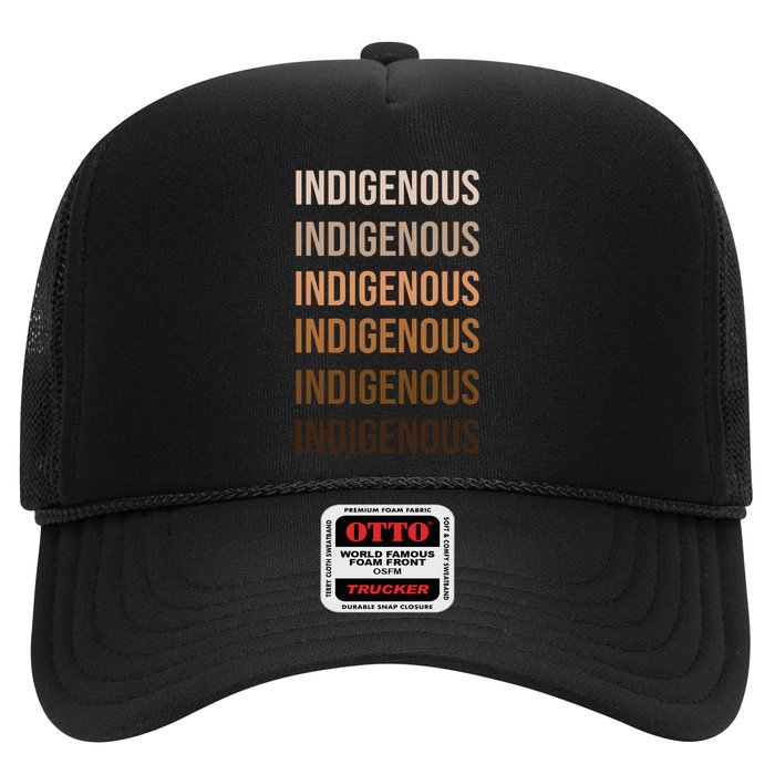 Matisyahu Indigenous Repeated Word Trucker Hat