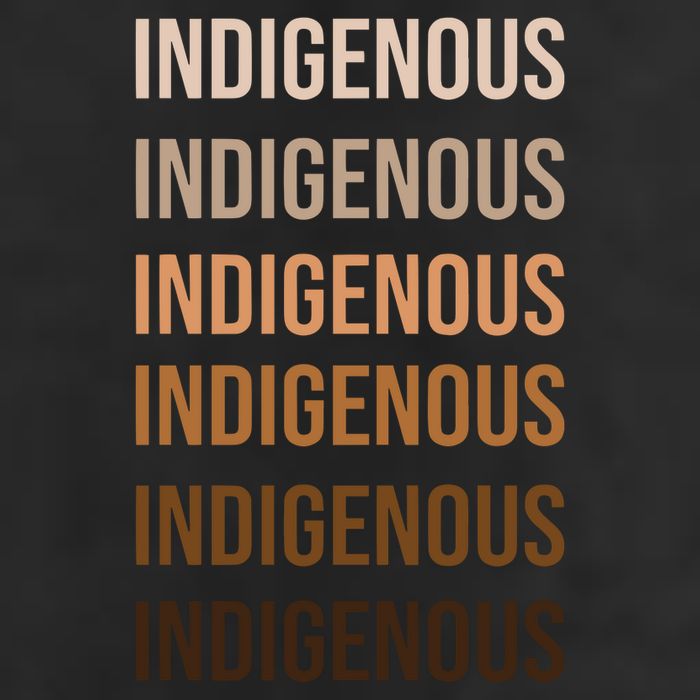 Matisyahu Indigenous Repeated Word Trucker Hat
