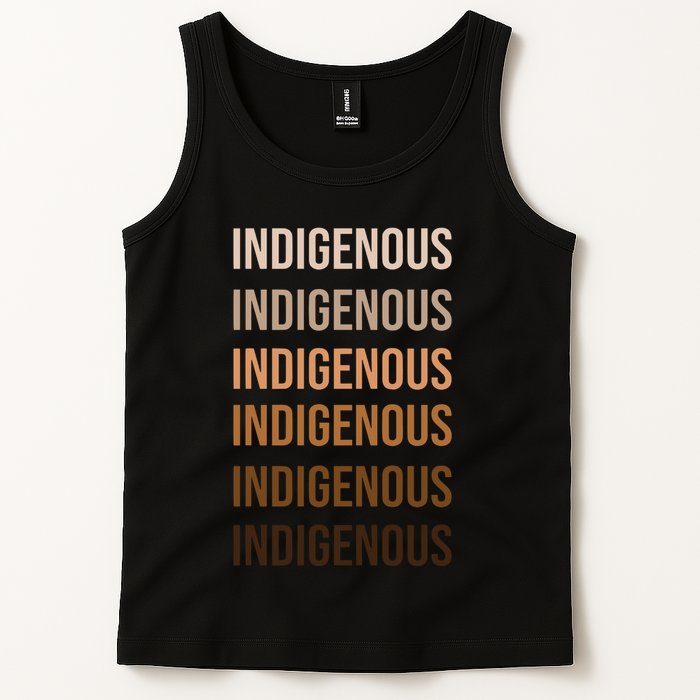 Matisyahu Indigenous Repeated Word Tank Top