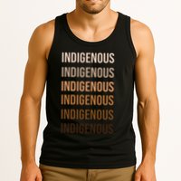 Matisyahu Indigenous Repeated Word Tank Top